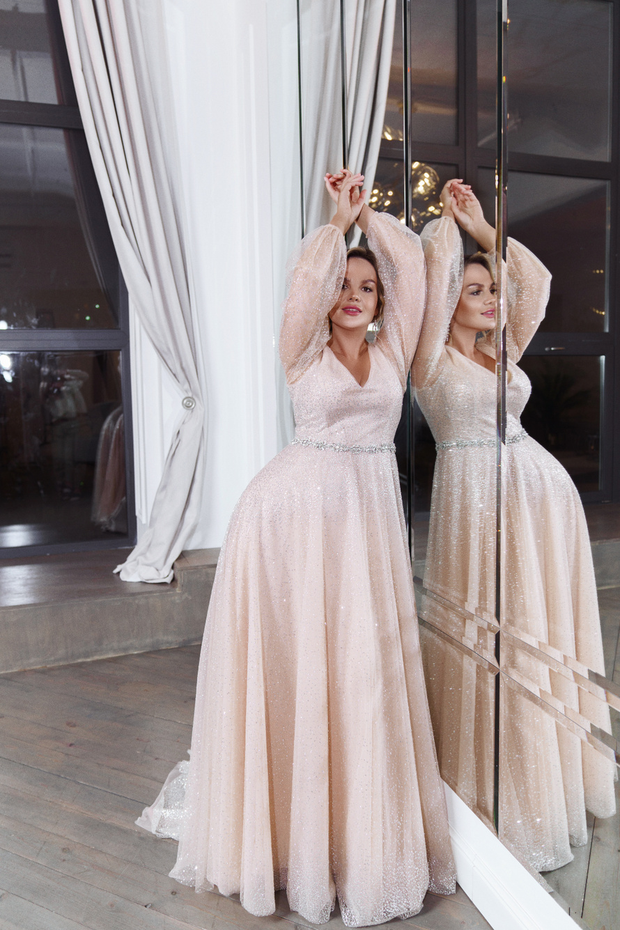 Купить свадебное платье «Мона сайз плюс» Натальи Романовой из коллекции 2020 в салоне «Мэри Трюфель»