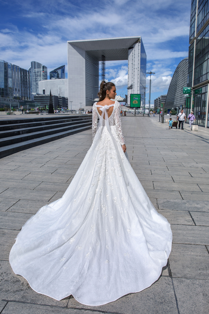 Купить свадебное платье «Ривьера» Кристал Дизайн из коллекции Париж 2019 в Краснодаре