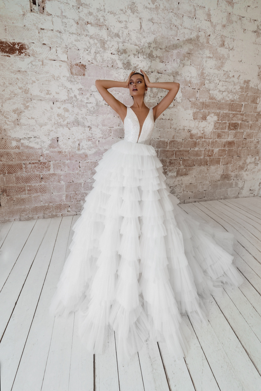 Свадебное платье «Нэнси» Марта — купить в Екатеринбурге платье Нэнси из коллекции 2020 года