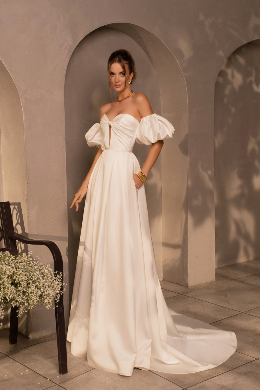 Купить свадебное платье «Квист» Мэрри Марк из коллекции Минимализм 2023 года в салоне «Мэри Трюфель»