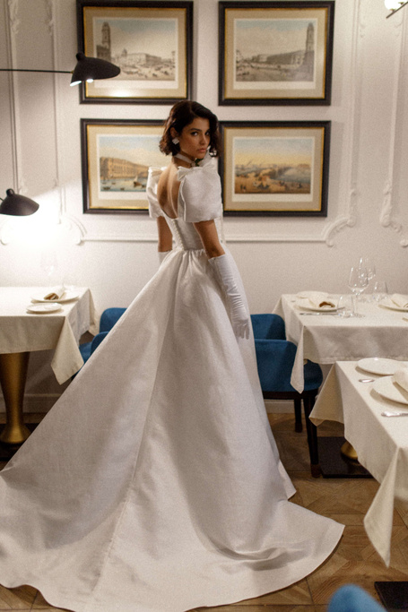 Купить свадебное платье «Евника Макси» Рара Авис из коллекции Трилогия Любви 2022 года в салоне «Мэри Трюфель»