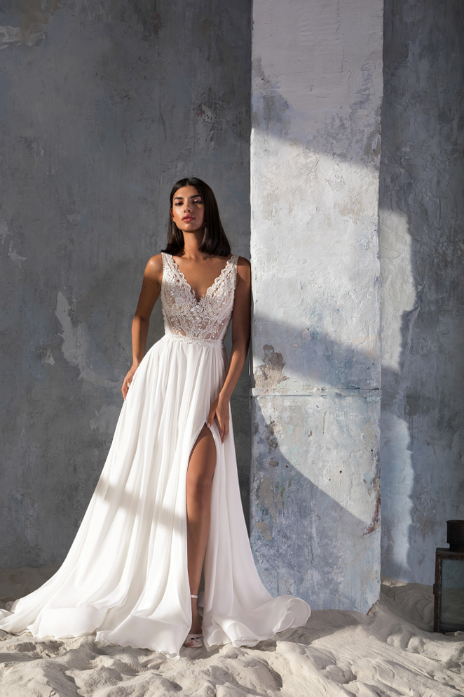 Купить свадебное платье «Пайпер» Секрет Споса из коллекции Блеск 2022 года в салоне «Мэри Трюфель»
