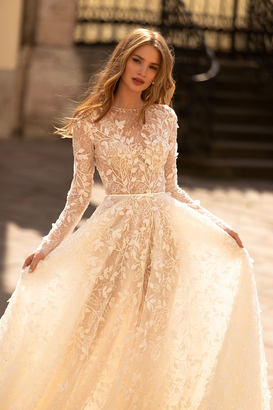 Купить свадебное платье «Оазис» Вона из коллекции Романс 2021 года в салоне «Мэри Трюфель»