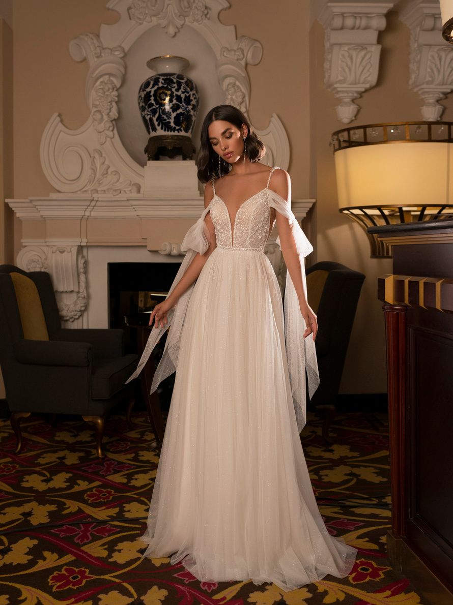 Купить свадебное платье «Надин» Мэрри Марк из коллекции Бриллиант 2022 года в салоне «Мэри Трюфель»