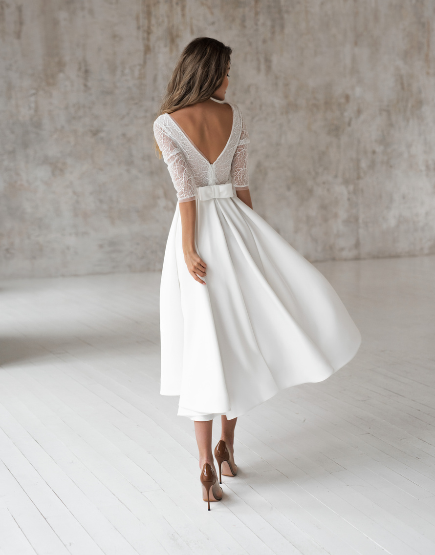 Купить свадебное платье «Эшли» Натальи Романовой из коллекции 2020 в салоне «Мэри Трюфель»