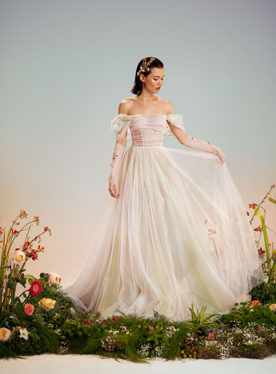 Купить свадебное платье «Лакки» Рара Авис из коллекции Оазис 2022 года в салоне «Мэри Трюфель»