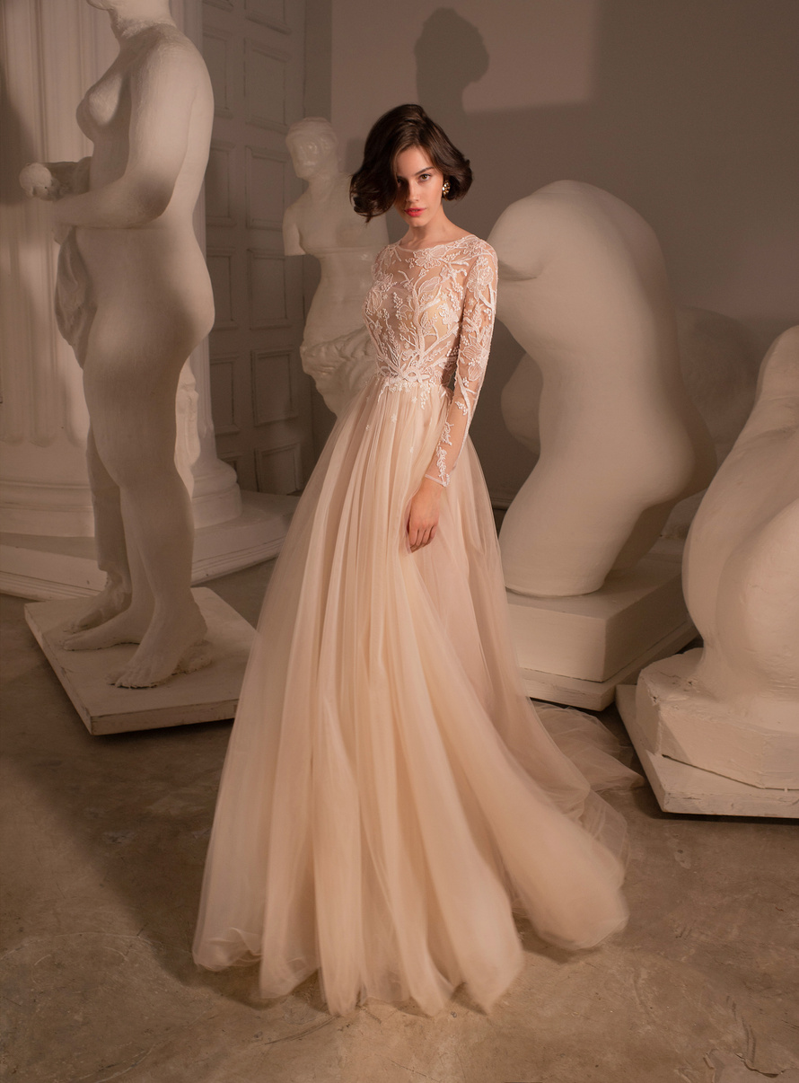 Купить свадебное платье «Эйва» Татьяны Каплун из коллекции «Десерт Пешн 2020» в салоне свадебных платьев