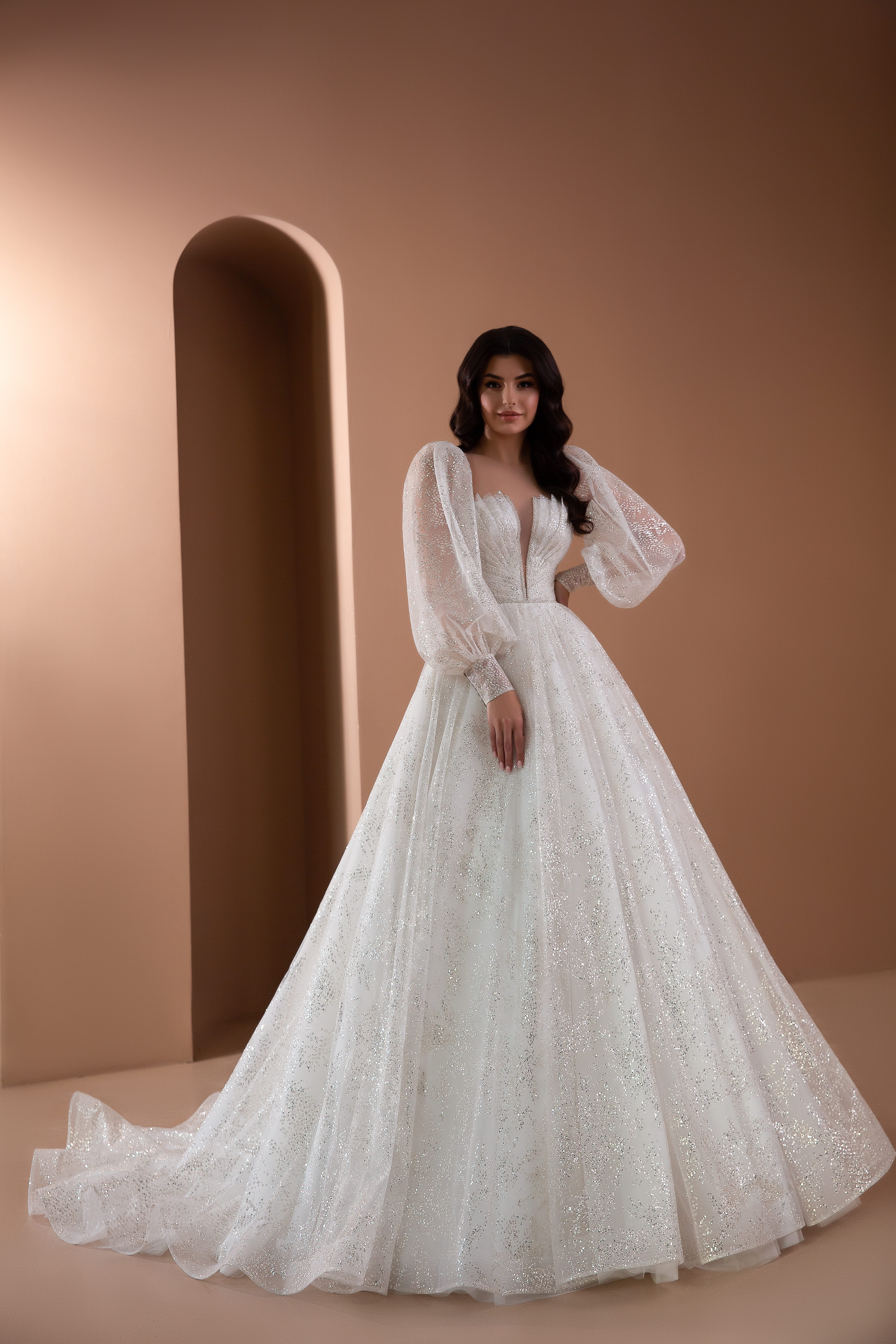 Купить свадебное платье Бонерия Армония из коллекции 2021 года в салоне «Мэри Трюфель»