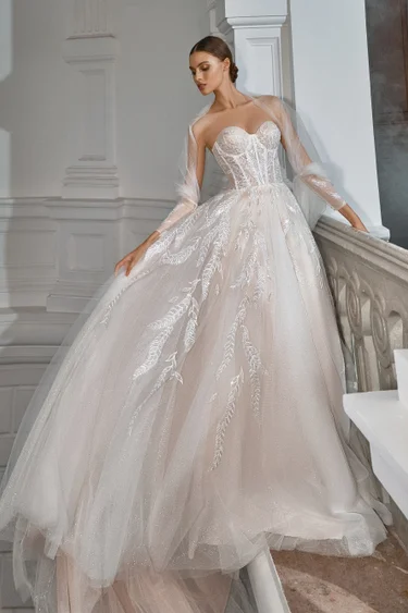 Свадебное платье «Арэвик» Мэрри Марк — купить в Краснодаре платье Арэвик из коллекции «Гэлакси» 2021 Арэвик