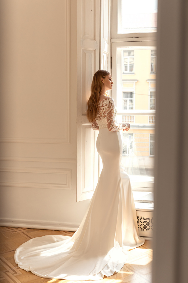 Купить свадебное платье «Янина» Евы Лендел из коллекции 2022 в «Мэри Трюфель»