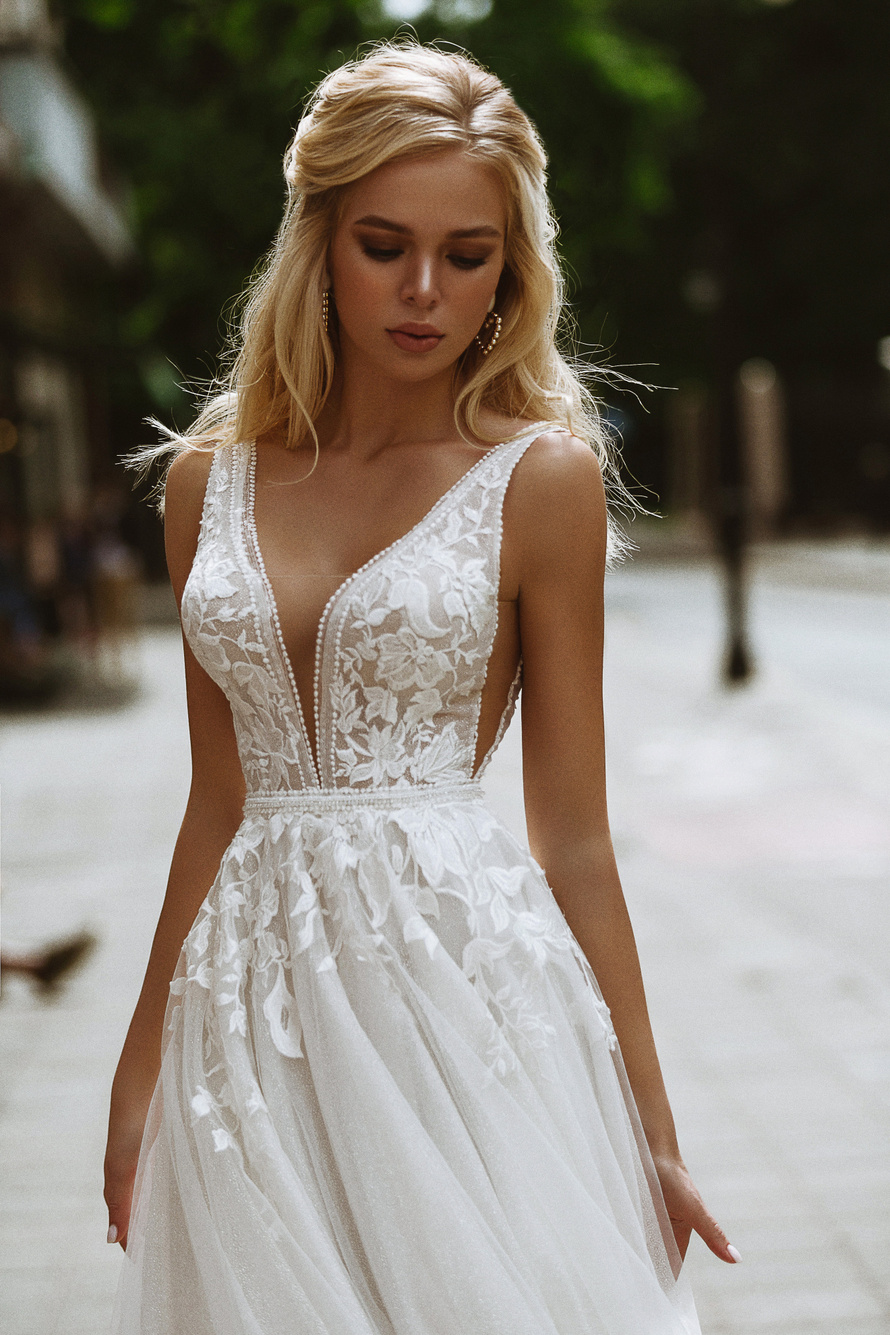Купить свадебное платье «Хемина» Патрисия из коллекции 2019 года в Екатеринбурге
