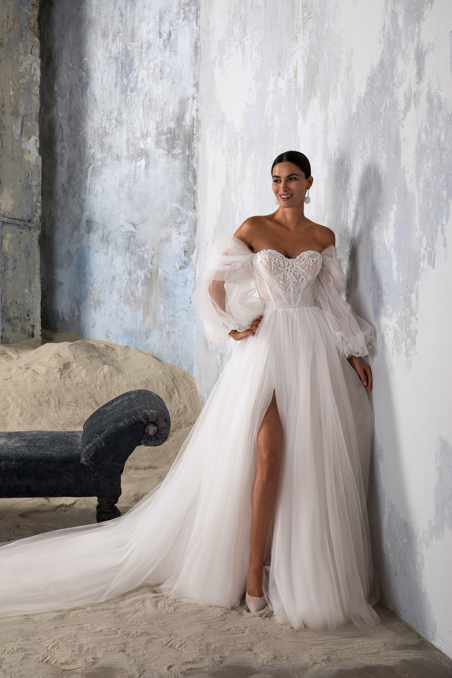 Купить свадебное платье «Клоди» Секрет Споса из коллекции Блеск 2022 года в салоне «Мэри Трюфель»