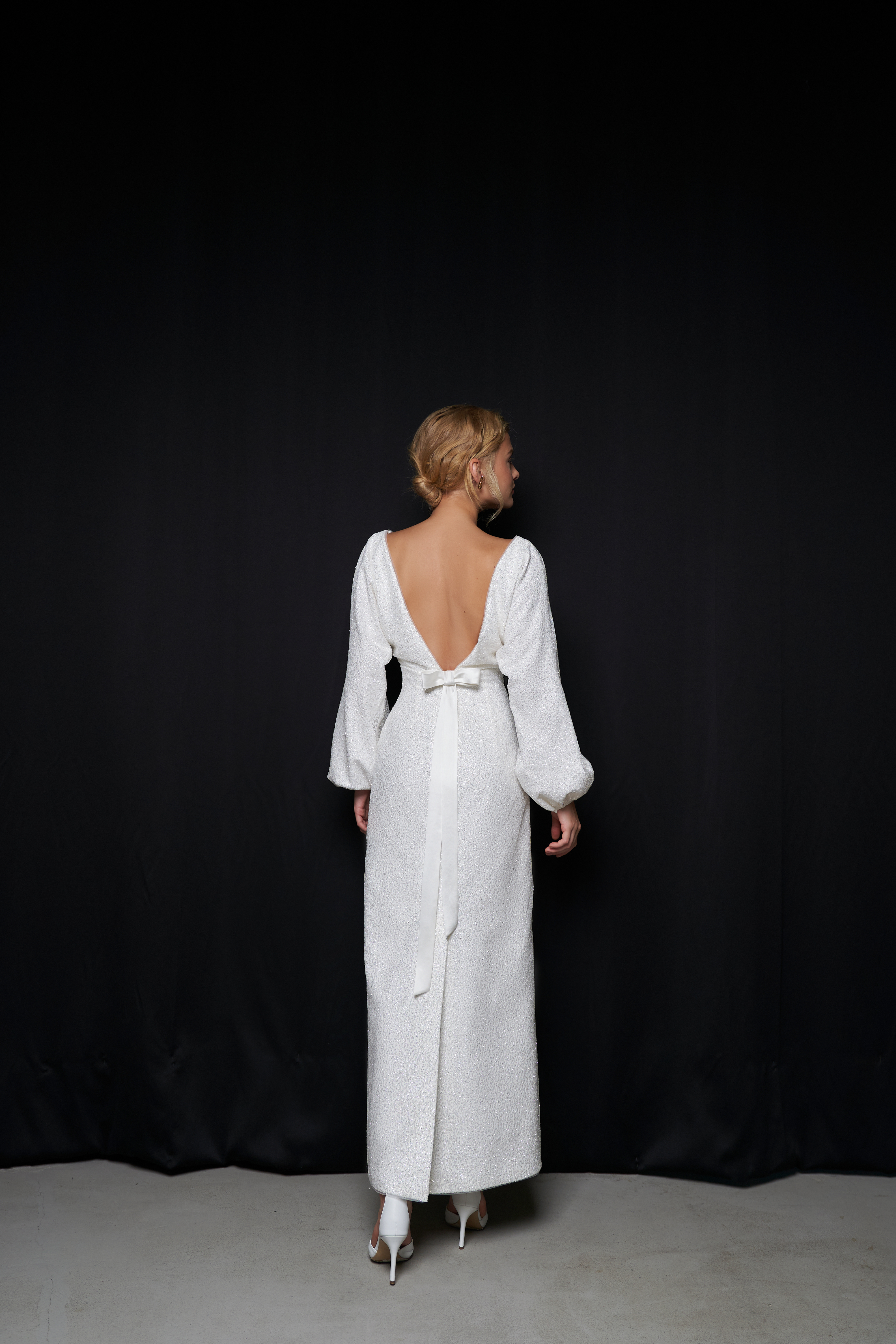 Свадебное платье «Ода глиттер» Марта — купить в Санкт-Петербурге платье Ода из коллекции 2021 года