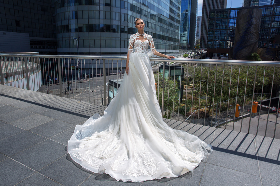 Купить свадебное платье «Марсель» Кристал Дизайн из коллекции Париж 2019 в Краснодаре