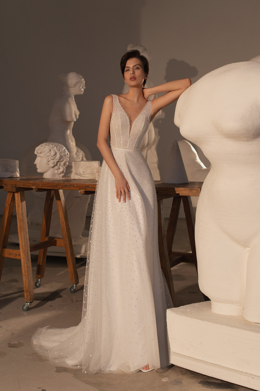 Купить свадебное платье «Джосинт» Кукла из коллекции Олимп 2022 года в салоне «Мэри Трюфель»