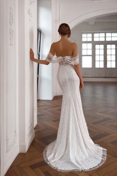 Купить свадебное платье «Габриэлла» Натальи Градовой из коллекции 2024 года в салоне «Мэри Трюфель» Габриэлла