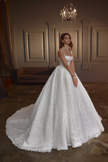 Купить свадебное платье Эбигейл Олег Бабуров из коллекции 2024 года в салоне «Мэри Трюфель»