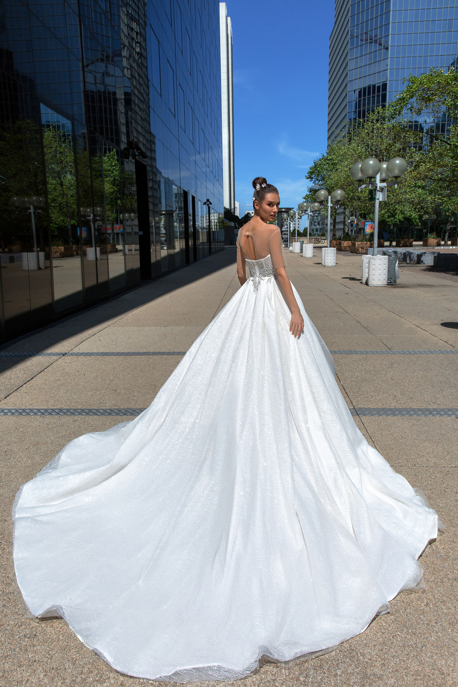 Купить свадебное платье «Ларси» Кристал Дизайн из коллекции Париж 2019 в салоне «Мэри Трюфель»