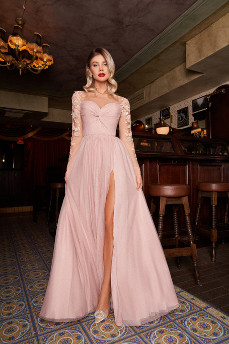 Купить вечернее платье «Капучино» Мэрри Марк из коллекции Вспышка Света 2022 года в салоне «Мэри Трюфель»