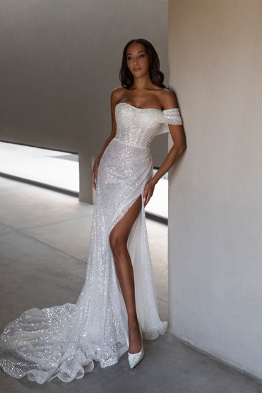 Купить свадебное платье Лекси Наталья Романова из коллекции 2024 года в салоне «Мэри Трюфель»