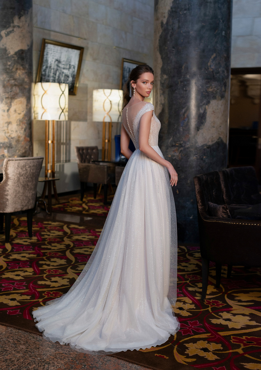 Купить свадебное платье «Мерседес» Мэрри Марк из коллекции Бриллиант 2022 года в салоне «Мэри Трюфель»