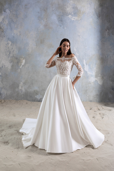 Купить свадебное платье «Малена» Секрет Споса из коллекции Блеск 2022 года в салоне «Мэри Трюфель»