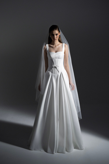 Купить свадебное платье «Дезир» Эйв из коллекции Прекрасная эпоха 2025 года в салоне «Мэри Трюфель»