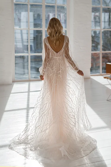 Купить свадебное платье «Аманда» Натальи Романовой из коллекции 2020 в салоне «Мэри Трюфель» Аманда