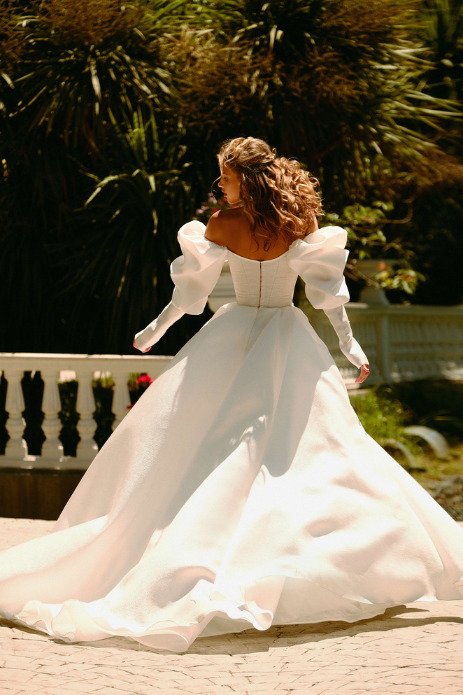 Купить свадебное платье «Оттава» Анже Этуаль из коллекции Влюбиться 2022 года в салоне «Мэри Трюфель»