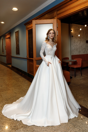 Купить свадебное платье «Монако» Олег Бабуров из коллекции 2021 года в салоне «Мэри Трюфель»