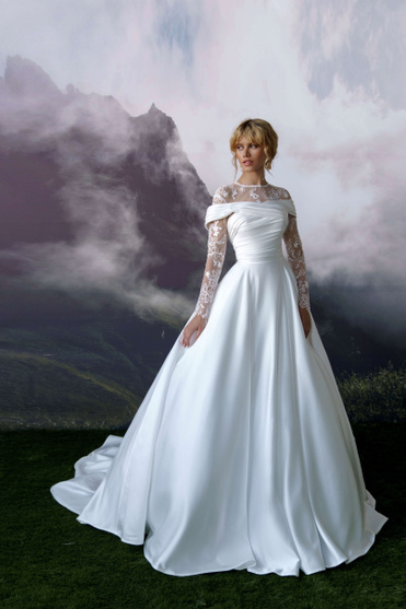 Купить свадебное платье «Огастин» Бламмо Биамо из коллекции Сказка 2022 года в салоне «Мэри Трюфель»