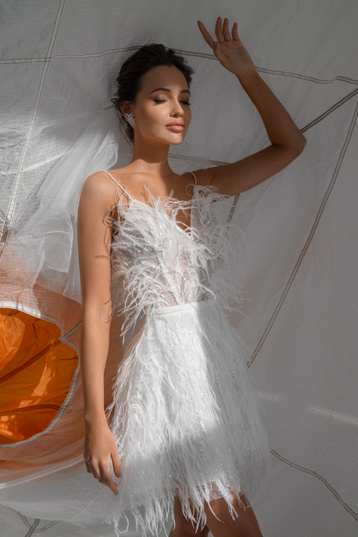 Buy wedding dress «Baileys» AVE from the collection «Ptashka» 2023 in the boutique “Mary Trufel”