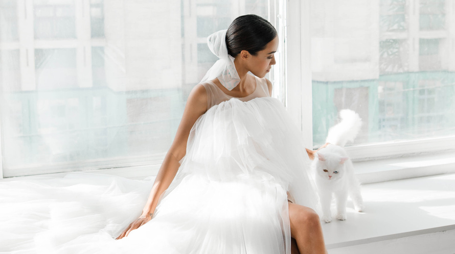 Купить свадебное платье «Адриан» Бламмо Биамо из коллекции Нимфа 2020 года в Москве
