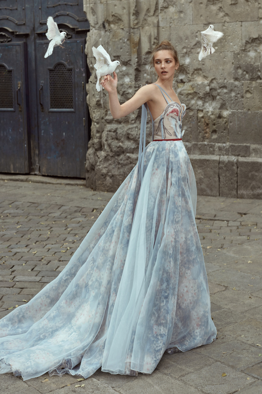Купить свадебное платье «Мария» Рара Авис из коллекции Флорал Парадайз 2018 года в Нижнем Новгороде недорого