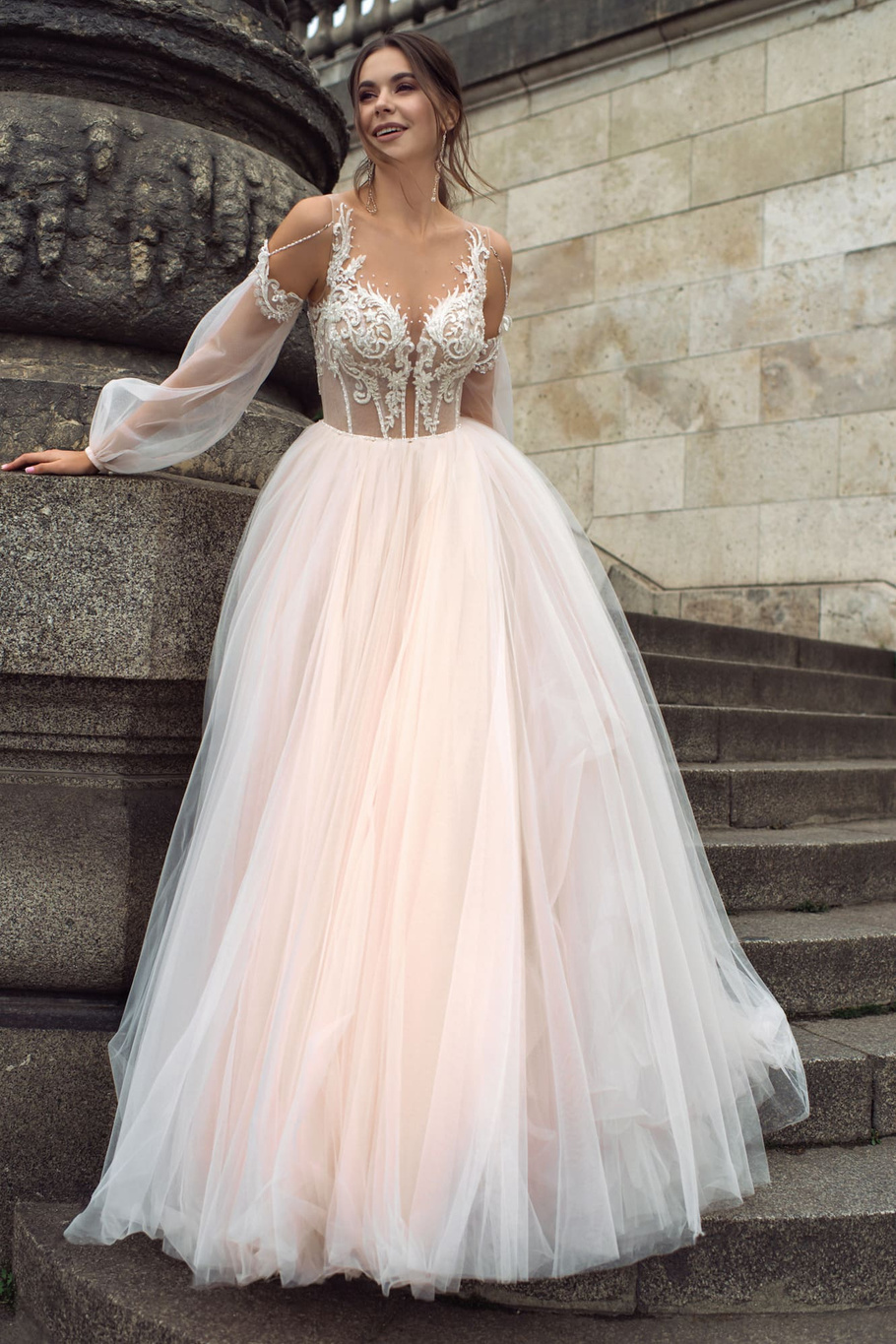 Свадебное платье «Скай» Secret Sposa — купить в Краснодаре платье Скай из коллекции "Парижская рапсодия" 2020