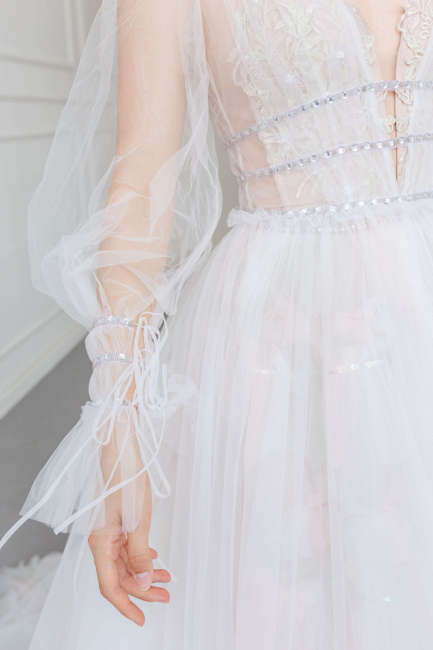 Купить свадебное платье «Катрин+Артемида» Анже Этуаль из коллекции 2020 года в салоне «Мэри Трюфель»