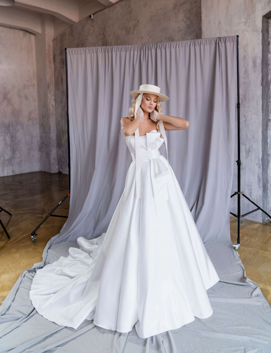 Купить свадебное платье «Кларис» Анже Этуаль из коллекции Старлайт 2023 года в салоне «Мэри Трюфель»