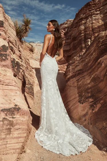 Buy wedding dress «LP2424» La Perle from the collection of 2024 in the boutique “Mary Trufel” LP2424