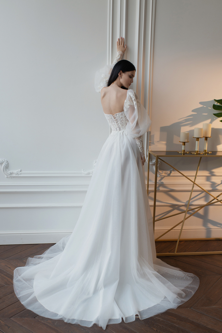 Купить свадебное платье «Эффи» Татьяна Каплун из коллекции 2022 года в салоне «Мэри Трюфель»