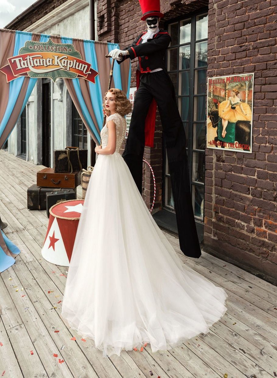 Свадебное платье Салви Татьяны Каплун — купить в Ростове платье Салви из коллекции Принцесса Цирка 2018 года