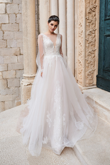 Купить свадебное платье «Далим» Армония из коллекции 2020 в интернет-магазине «Мэри Трюфель»