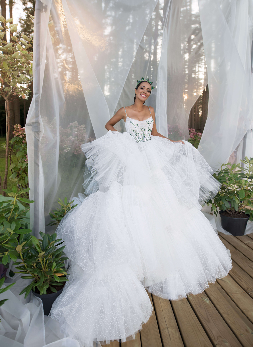 Купить свадебное платье «Бернар» Бламмо Биамо из коллекции Нимфа 2020 года в Москве