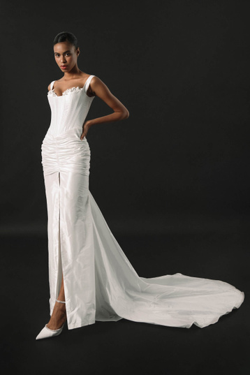 Купить свадебное платье «Памперо» Анже Этуаль из коллекции Розе Де Вентс 2024 года в салоне «Мэри Трюфель»