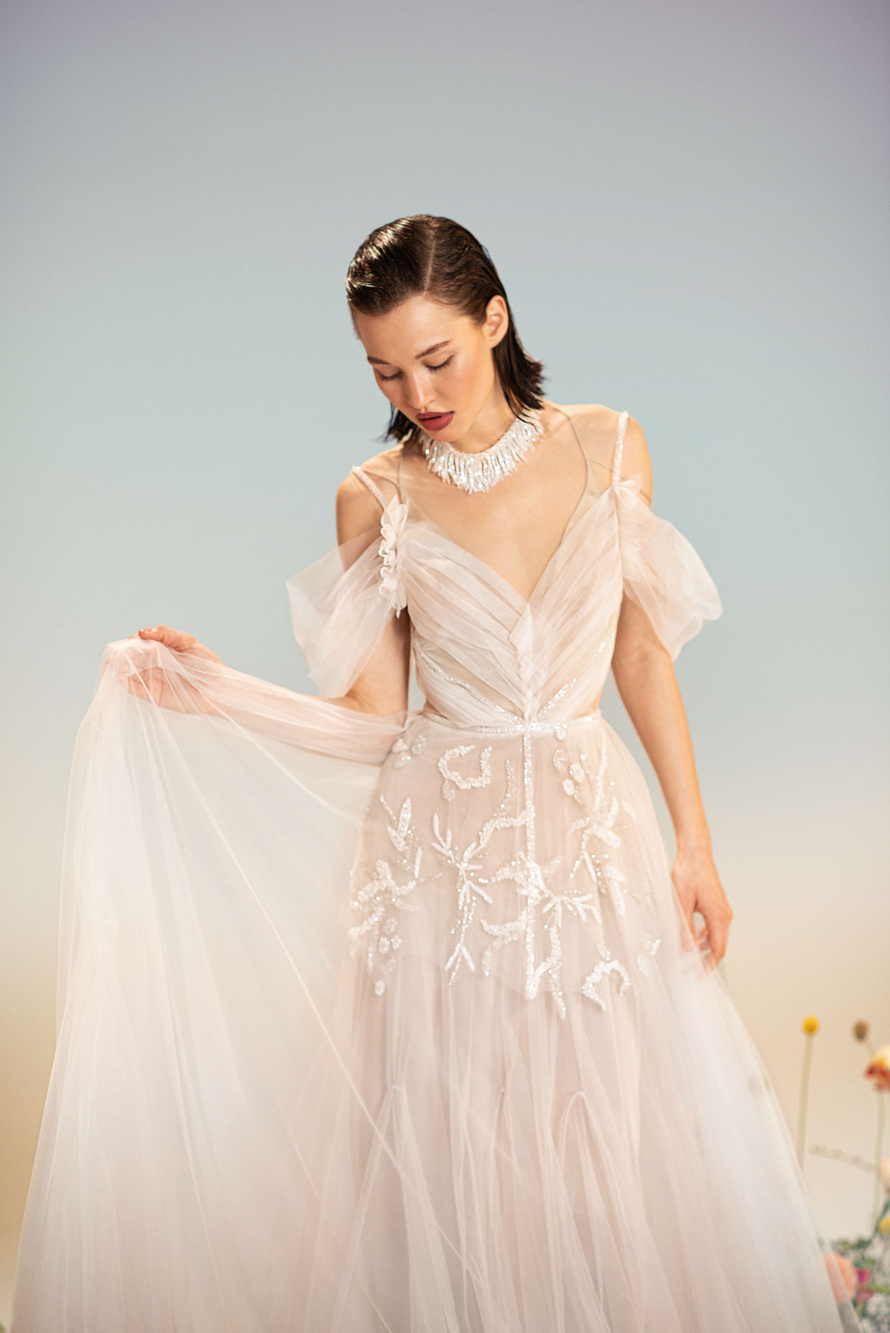Купить свадебное платье «Муа+Сова» Рара Авис из коллекции Оазис 2022 года в салоне «Мэри Трюфель»