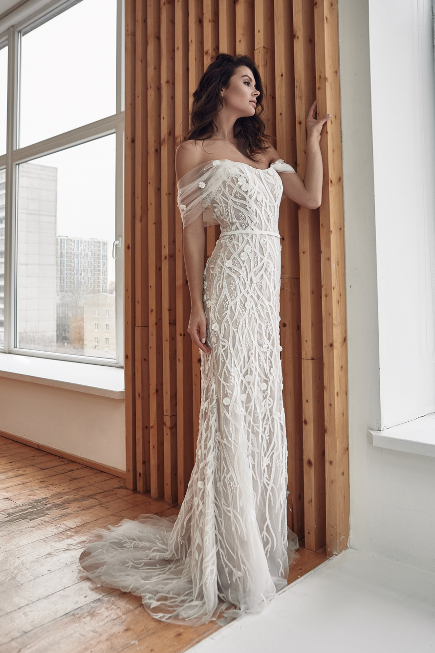 Купить свадебное платье «Луис» Натальи Романовой из коллекции 2020 в салоне «Мэри Трюфель»