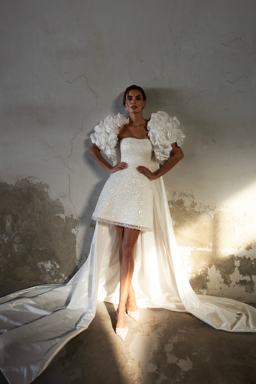 Mini length wedding dresses