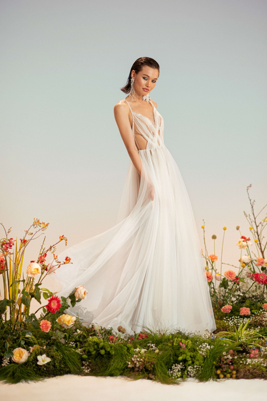 Купить свадебное платье «Сами» Рара Авис из коллекции Оазис 2022 года в салоне «Мэри Трюфель»