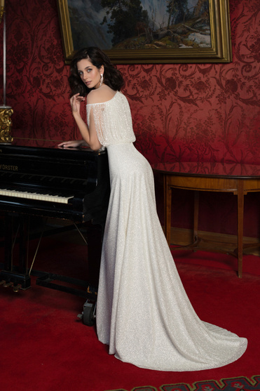 Купить свадебное платье «Кьюри» Мэрри Марк из коллекции Мистерия 2023 года в салоне «Мэри Трюфель»