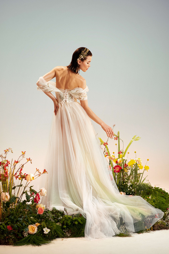 Купить свадебное платье «Лакки» Рара Авис из коллекции Оазис 2022 года в салоне «Мэри Трюфель»