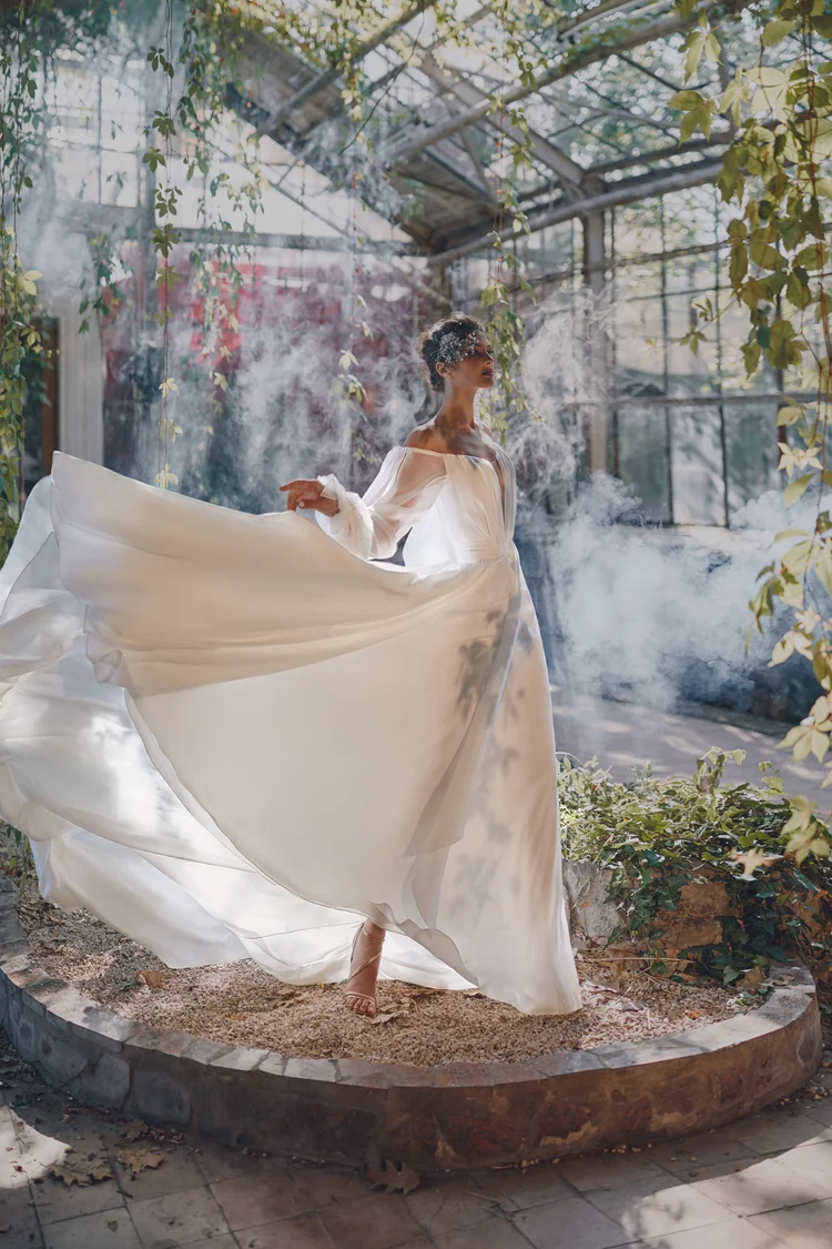 Купить свадебное платье «Дарина» Анже Этуаль из коллекции Леди Перл 2021 года в салоне «Мэри Трюфель» Дарина